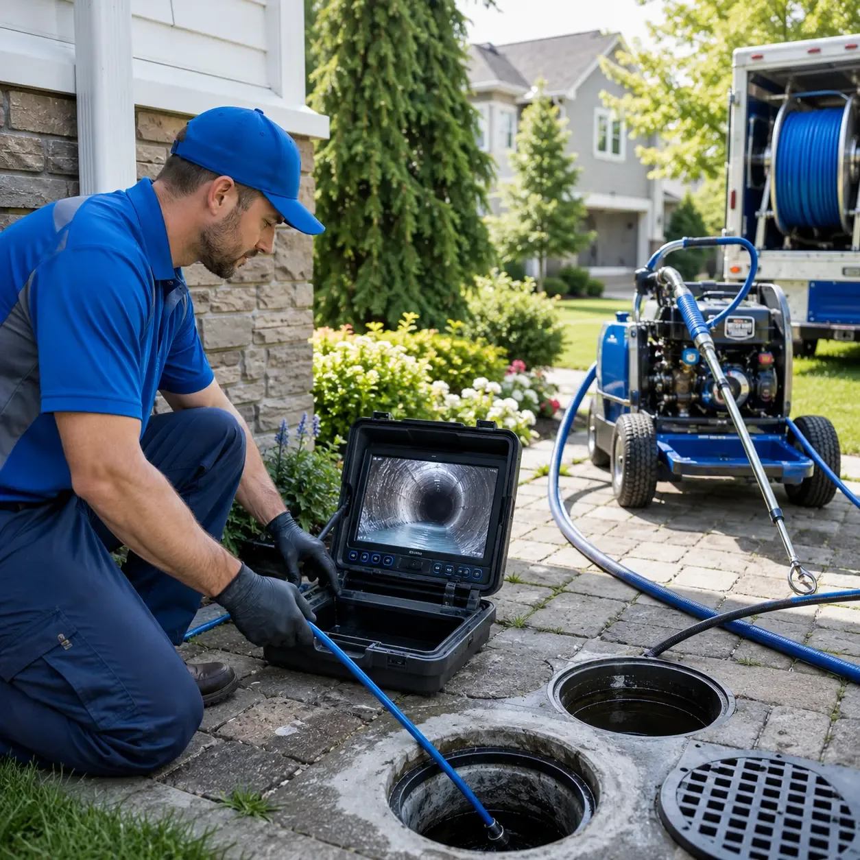 Outdoor drain cleaning professionals serving New Ringgold, PA